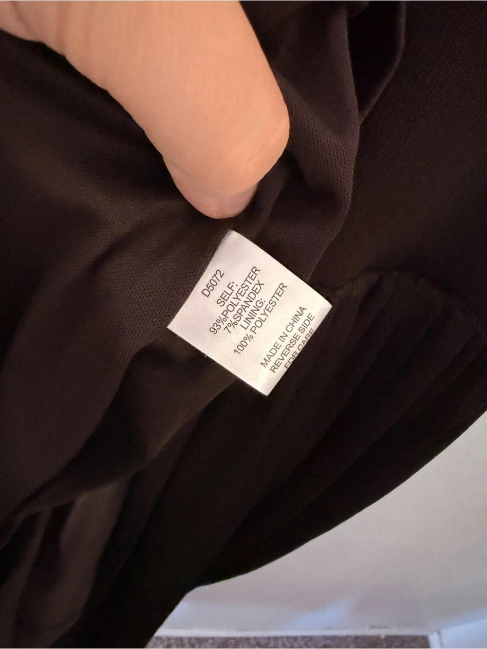 Alexia Admor Black Midi Dress Ruched Waist Dolman Sleeve Small - Picture 8 of 8